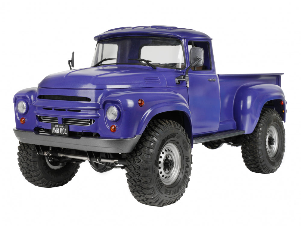 BRX01 AWB Adjustable Wheelbase 1/10 4WD Radio Control Chassis Kit With ZIL Pickup Hard Body (Recon G6 Certified)