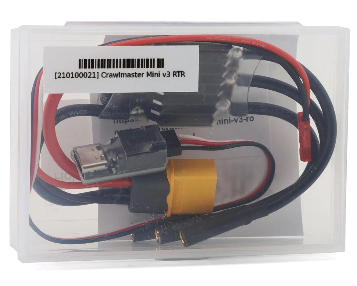 HOLMES HOBBIES - CRAWLMASTER MINI V3 ROCK CRAWLER ESC - RTR