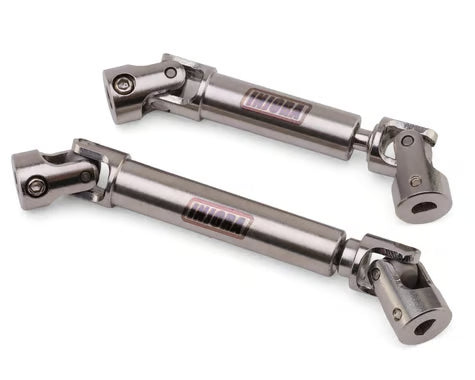 Injora Axial SCX24 Stainless Steel Drive Shafts Set (C10/JLU/Bronco/Base Camp/4Runner) (132mm Wheelbase)