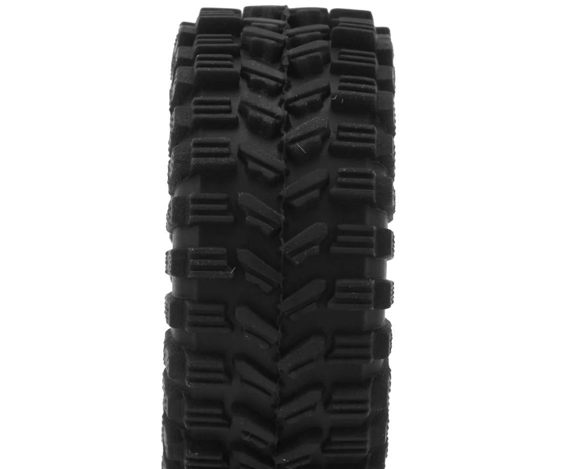Injora 0.7" King Trekker Micro Rock Crawler Tires (4) (35mm OD) (S5) w/Foam Inserts