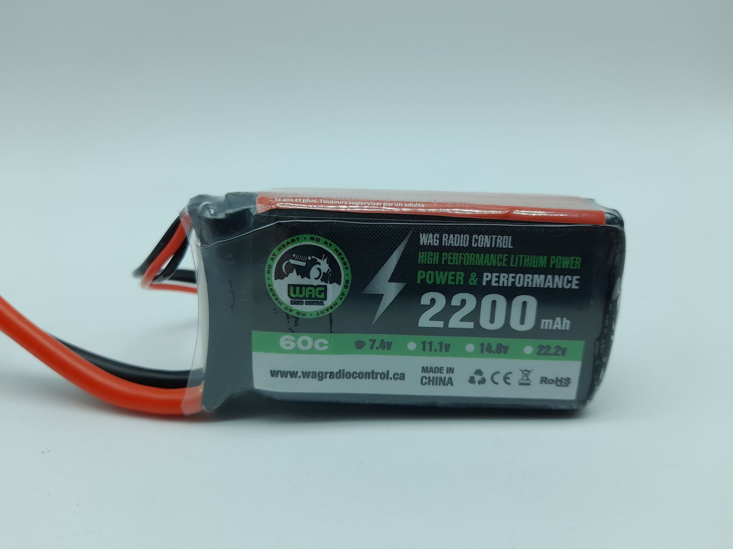 Batterie Lipo 7.4V 2200mAh (SPL-7.4)