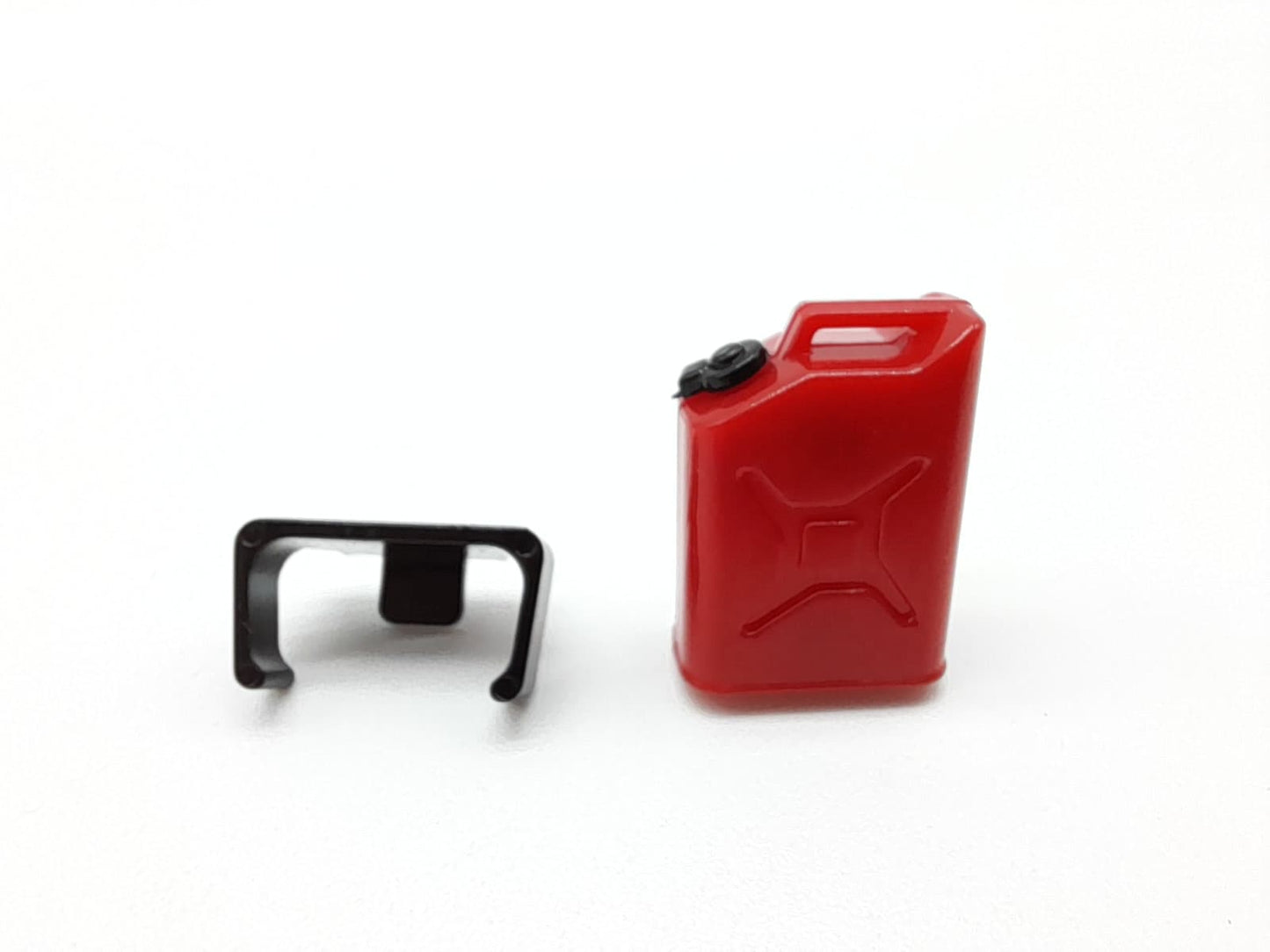 Ensemble bidons d’essence , Baril , Extincteur et Pelle grandeur 1/24 (E124-1)