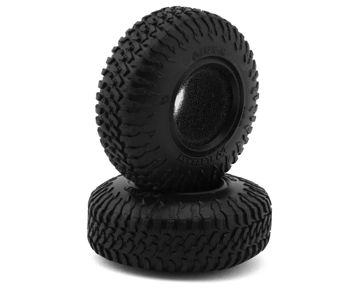 Pit Bull Tires 1.0" Braven BloodAxe Micro Crawler Tires (2) (Alien) w/Foam Inserts