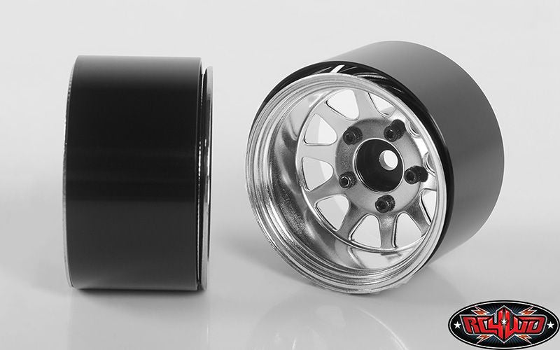 RC4WD 1.55" Deep Dish Wagon Steel Beadlock Wheels (Chrome) (4)
