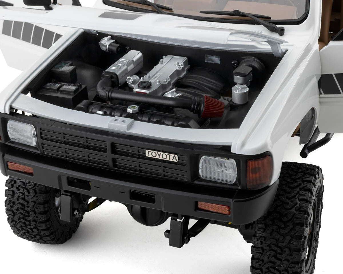 RC4WD - Trail Finder 2 "LWB" 1/10 RTR 4WD Scale Trail Truck w/1987 Toyota XtraCab Body & 2.4GHz Radio (White)