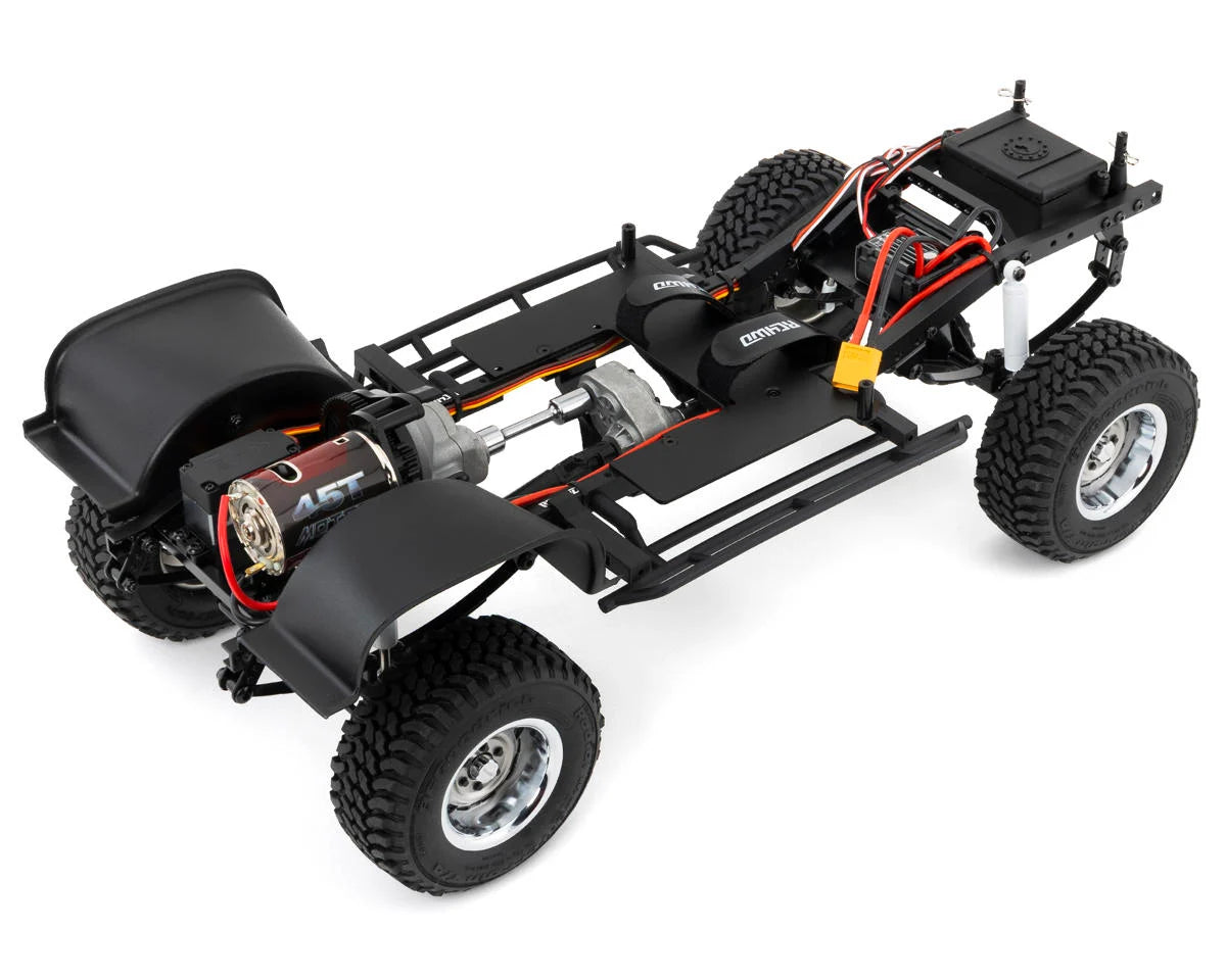 RC4WD - Trail Finder 2 "LWB" RTR Scale Truck w/Chevrolet K10 Scottsdale Hard Body (Black)