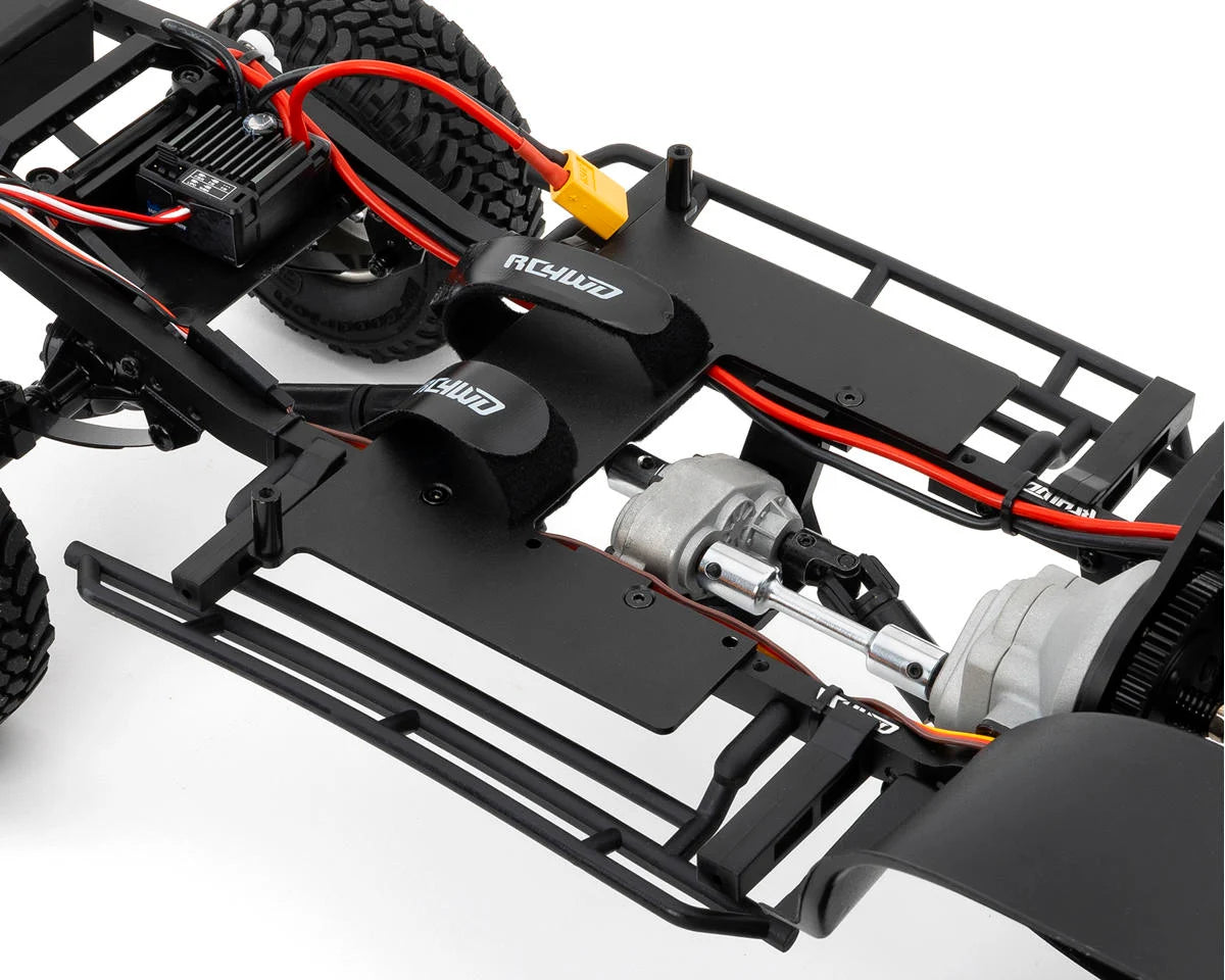 RC4WD - Trail Finder 2 "LWB" RTR Scale Truck w/Chevrolet K10 Scottsdale Hard Body (Black)