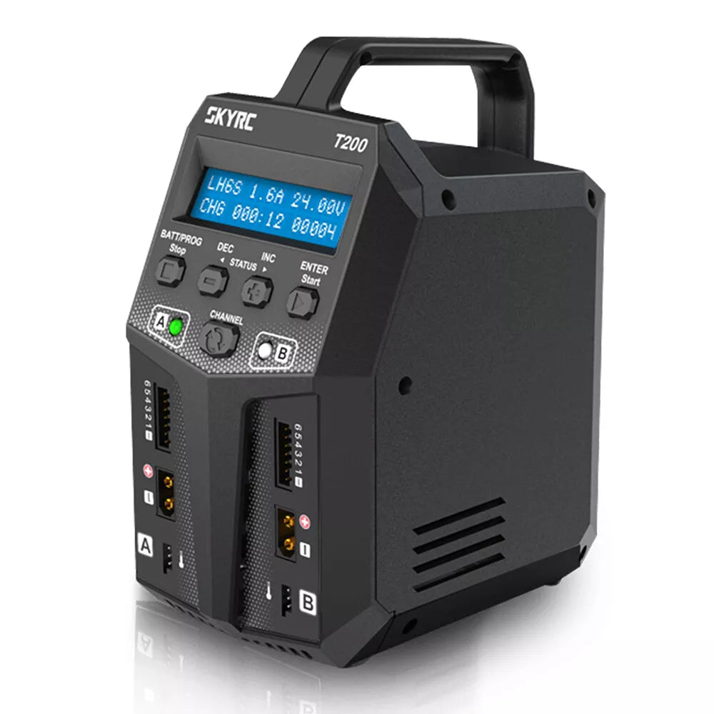SkyRC T200 Dual Balance Charger 100W X 2, 12A