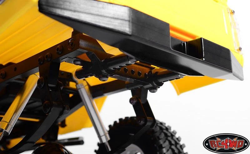 RC4WD Tough Armor Rear Machined Bumper (Black) Z-S0024