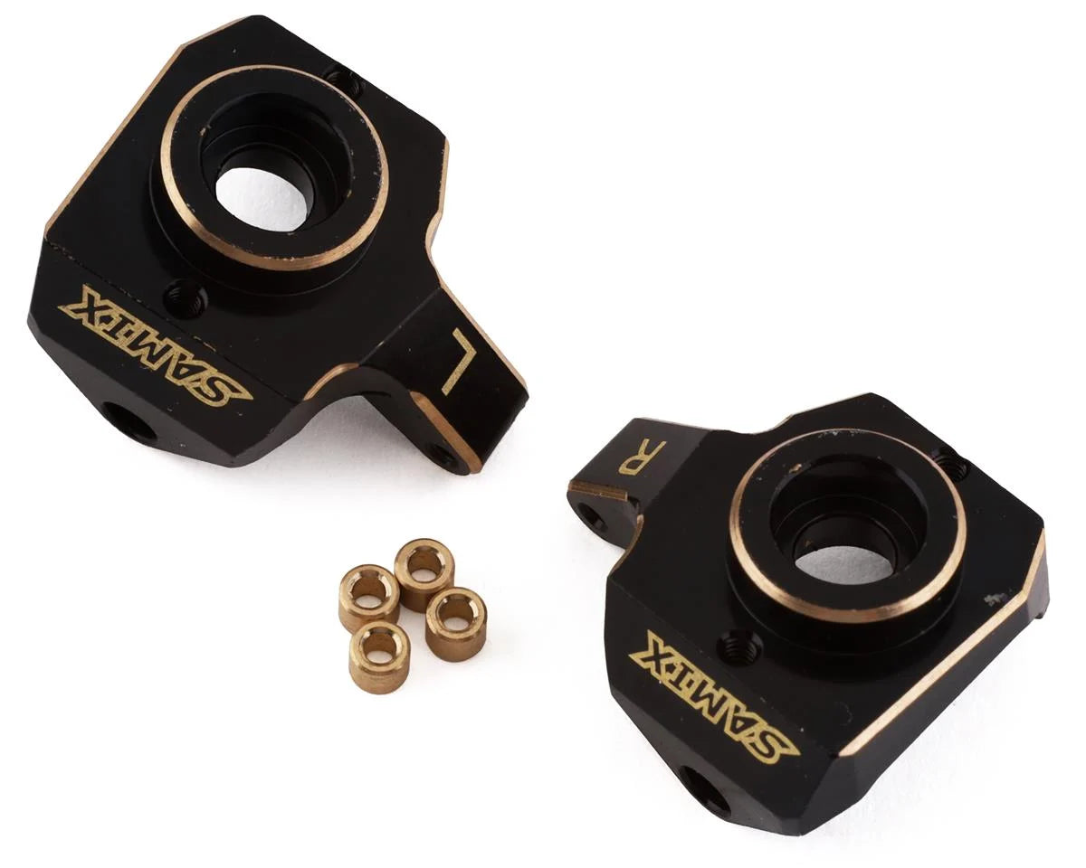 Samix SCX24 Brass Heavy Steering Knuckle (2) (9g)