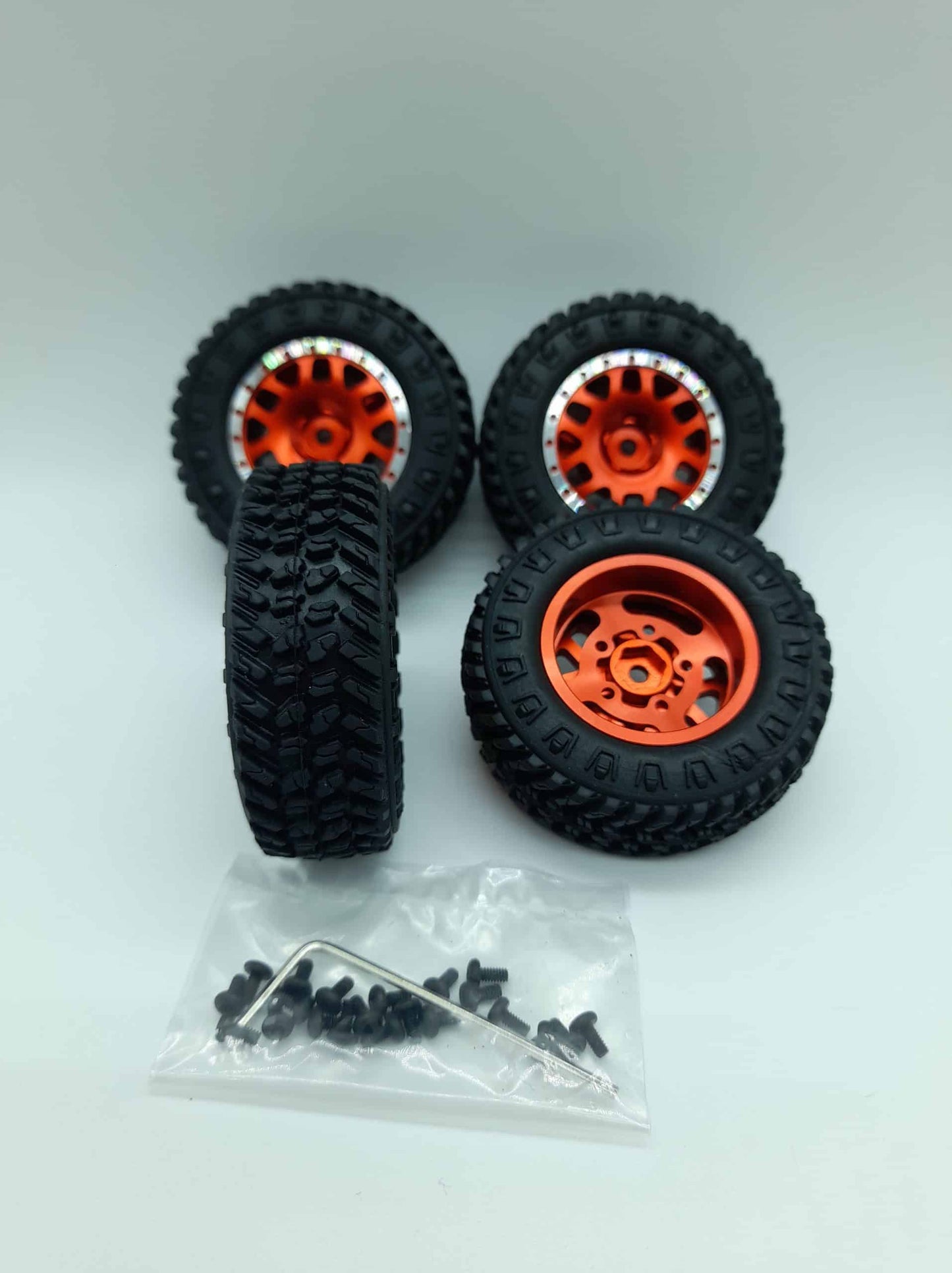 Mag Beadlock et Pneus (SCX24) - Ensemble de (4) (MP24-7)