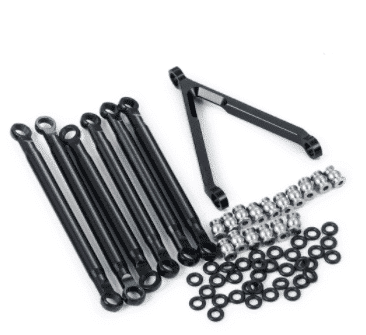 Ensemble de liens en Aluminium pour SCX24 C10/Wrangler JLU ( X24-L)