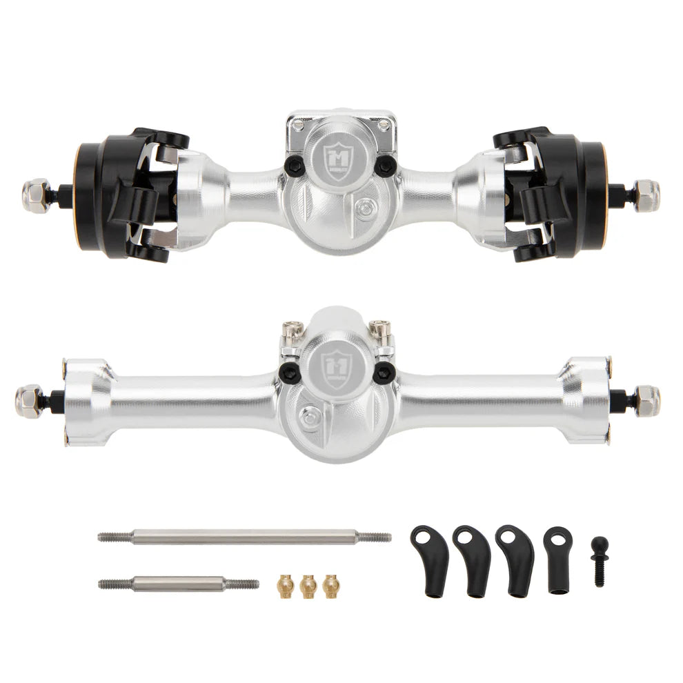 MEUS Racing +3mm Isokinetic SCX30 Axles with 3-Section CVD for Axial 1/30 SCX30
