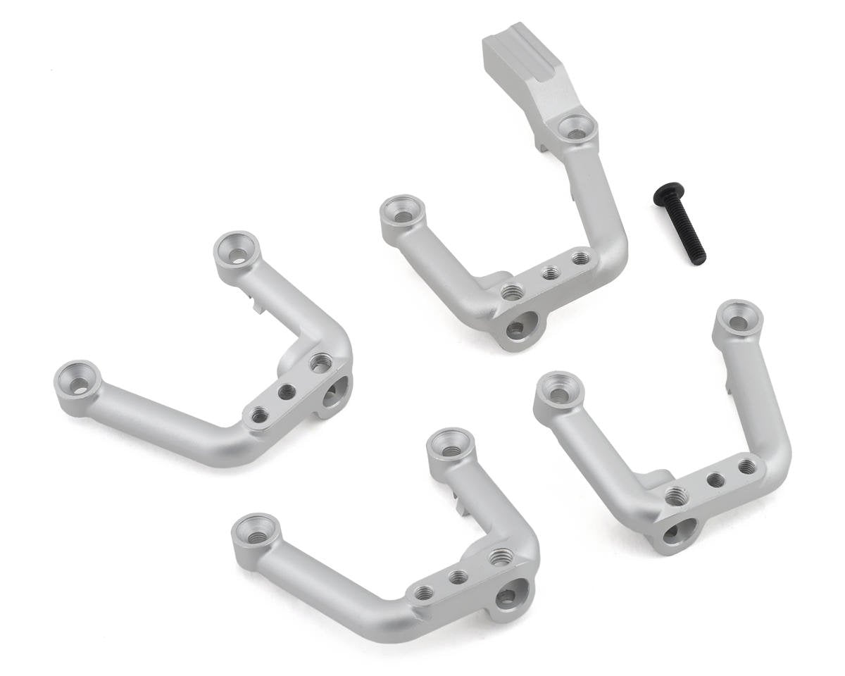 Ensemble de support d'amortisseurs en aluminium SSD RC - Enduro (argent)