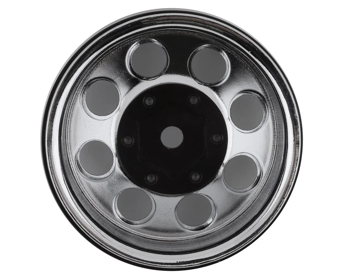 SSD RC 8 Hole 1.55” Steel Beadlock Crawler Wheels (2) couleurs variées