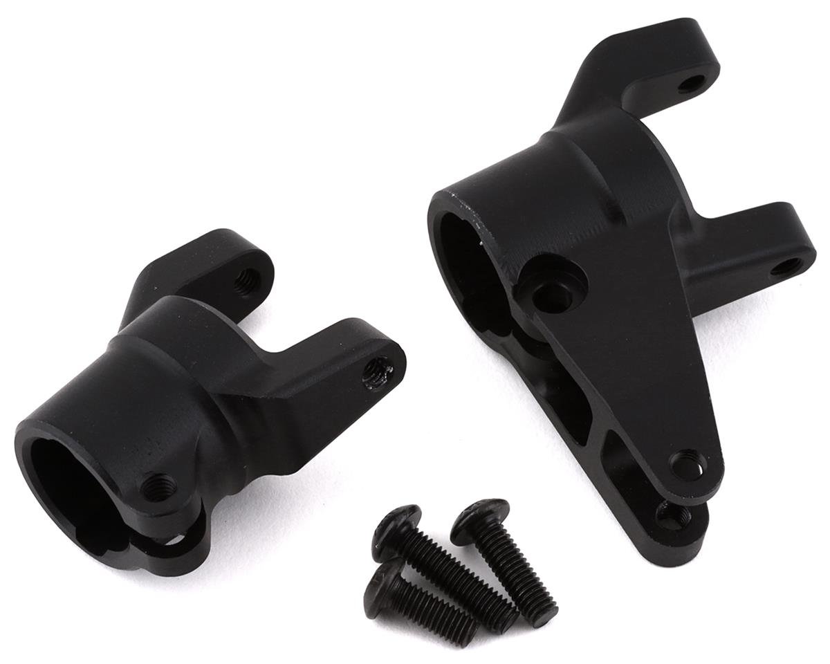 Moyeux C à essieu droit en aluminium SSD RC - SCX10 III (noir) (2)