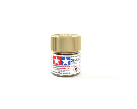 Tamiya Flat XF-88 Dark Yellow 2 Acrylic Paint (10ml)