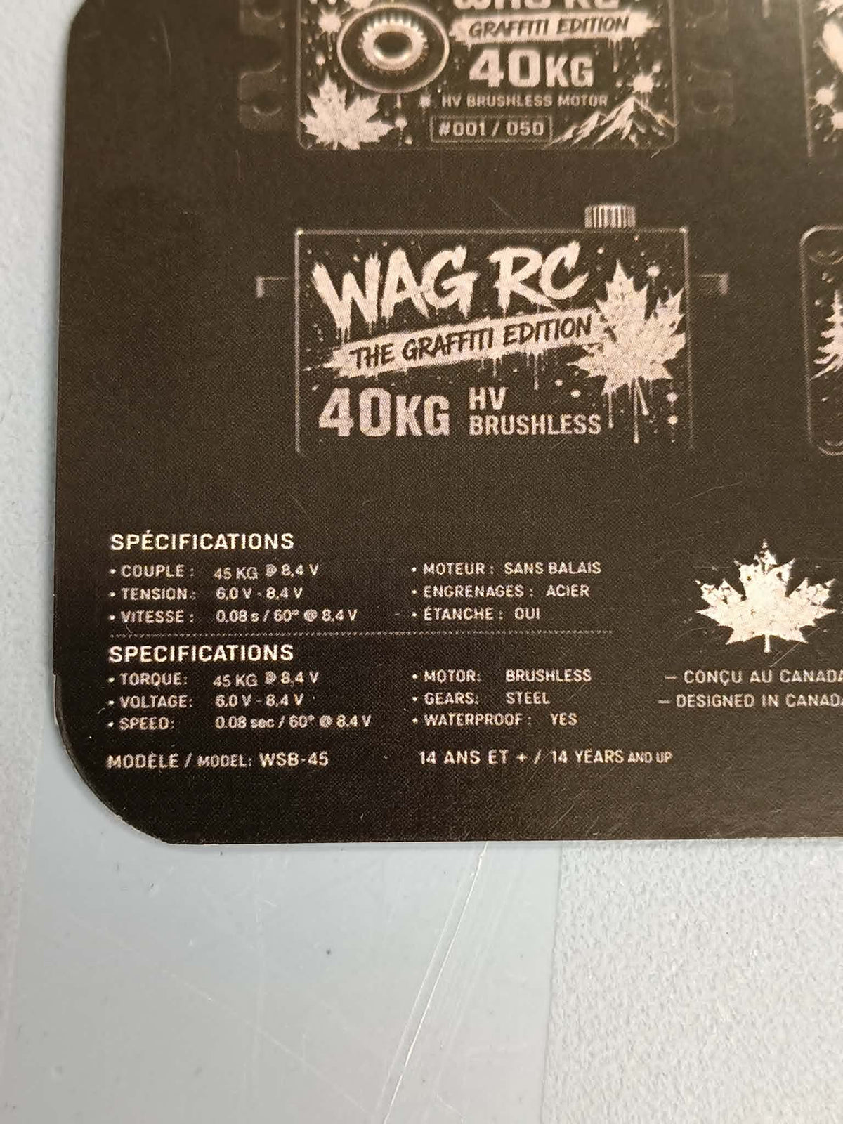 WAG RC – SERVO LIMITED EDITION