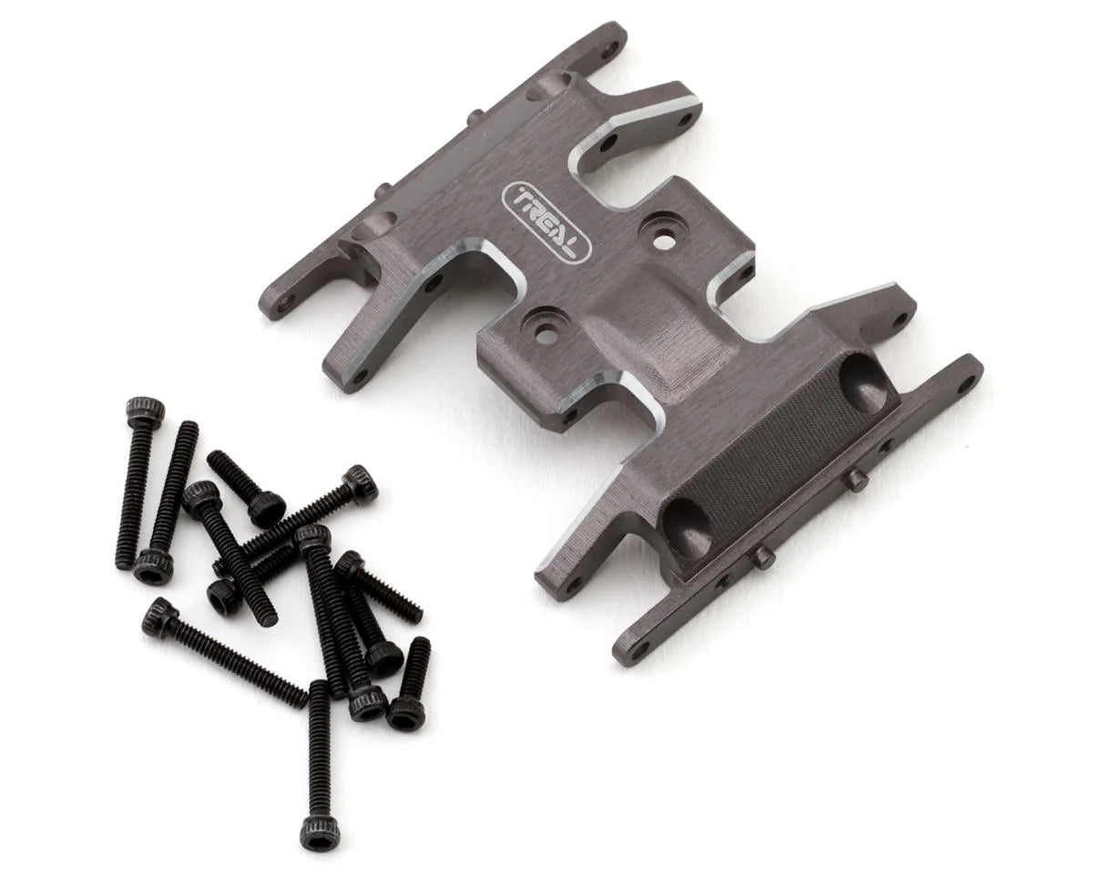 Treal Hobby Axial SCX24 Aluminum Skid Plate (Grey)