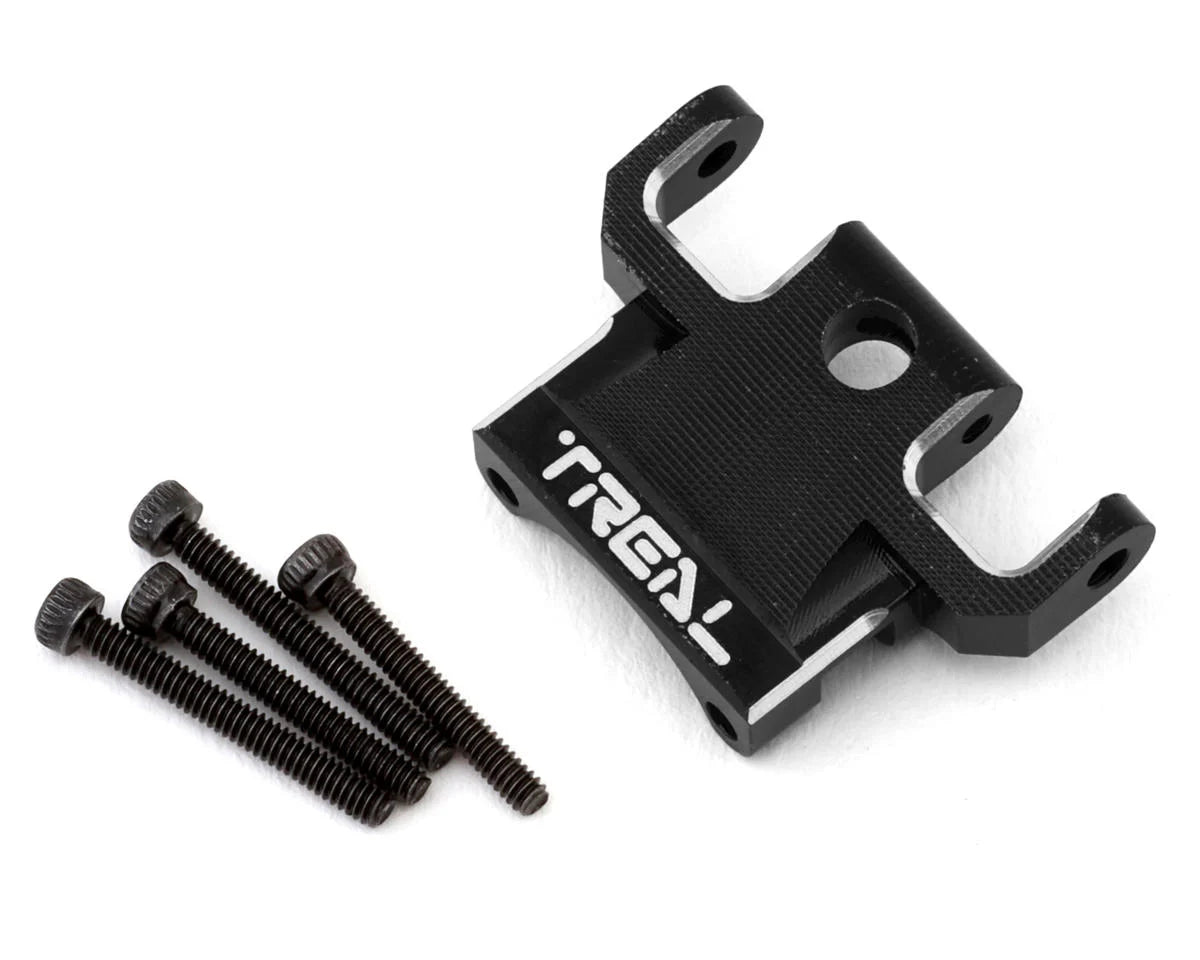 Treal Hobby Axial SCX24 Aluminum Rear Upper Link Mount (Black)