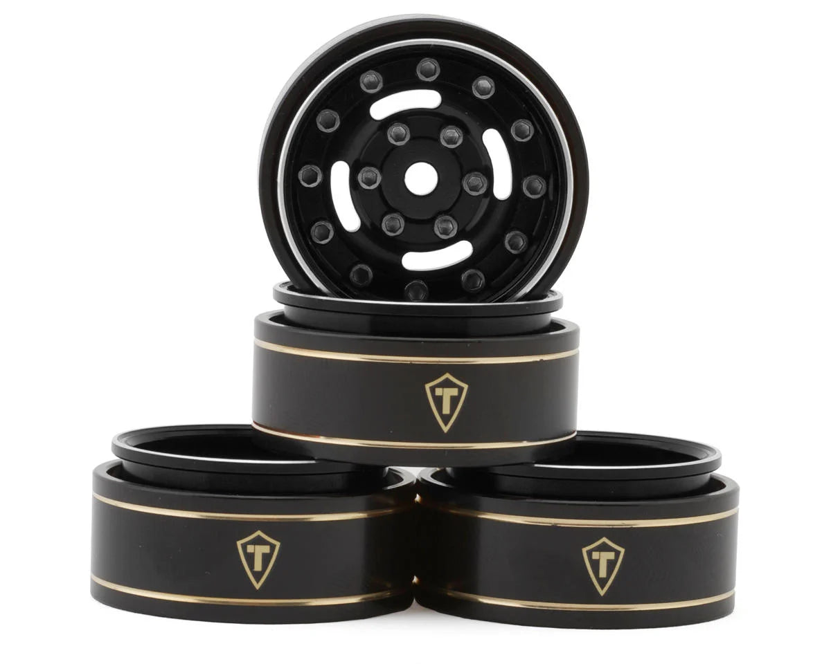 Treal Hobby Type F 1.0" Deep Dish Beadlock Wheels (4) (27g) couleurs variées