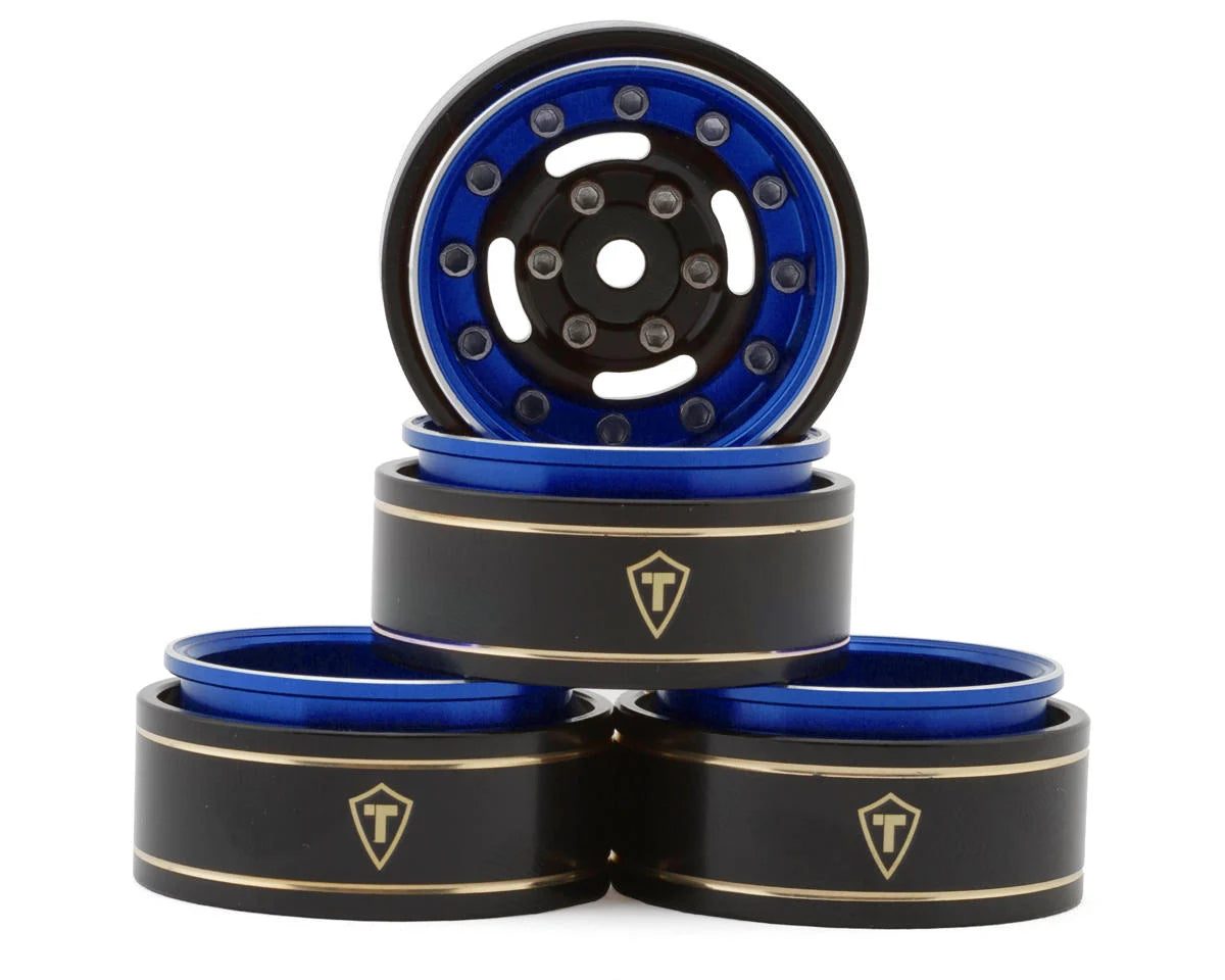 Treal Hobby Type F 1.0" Deep Dish Beadlock Wheels (4) (27g) couleurs variées