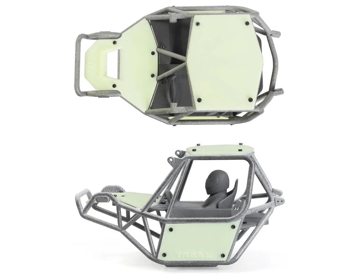 Treal Hobby Axial SCX24 DIY Buggy Nylon Cage & Panels Kit (132mm Wheelbase) (Grey)