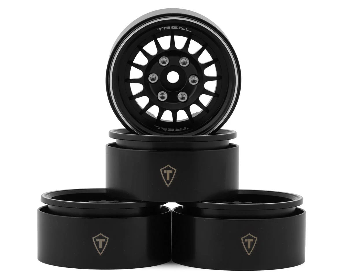 Treal Hobby Type N 1.9" Multi-Spoke Beadlock Wheels couleurs variées (4)