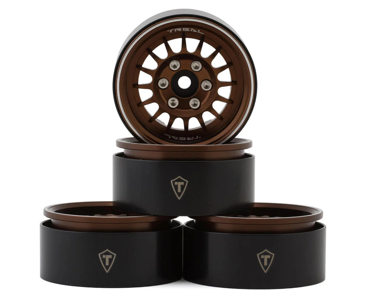 Treal Hobby Type N 1.9" Multi-Spoke Beadlock Wheels couleurs variées (4)