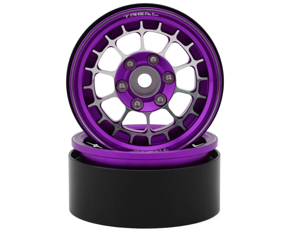 Treal Hobby Type A 1.9'' Spoked Beadlock Wheels (2) couleurs variées