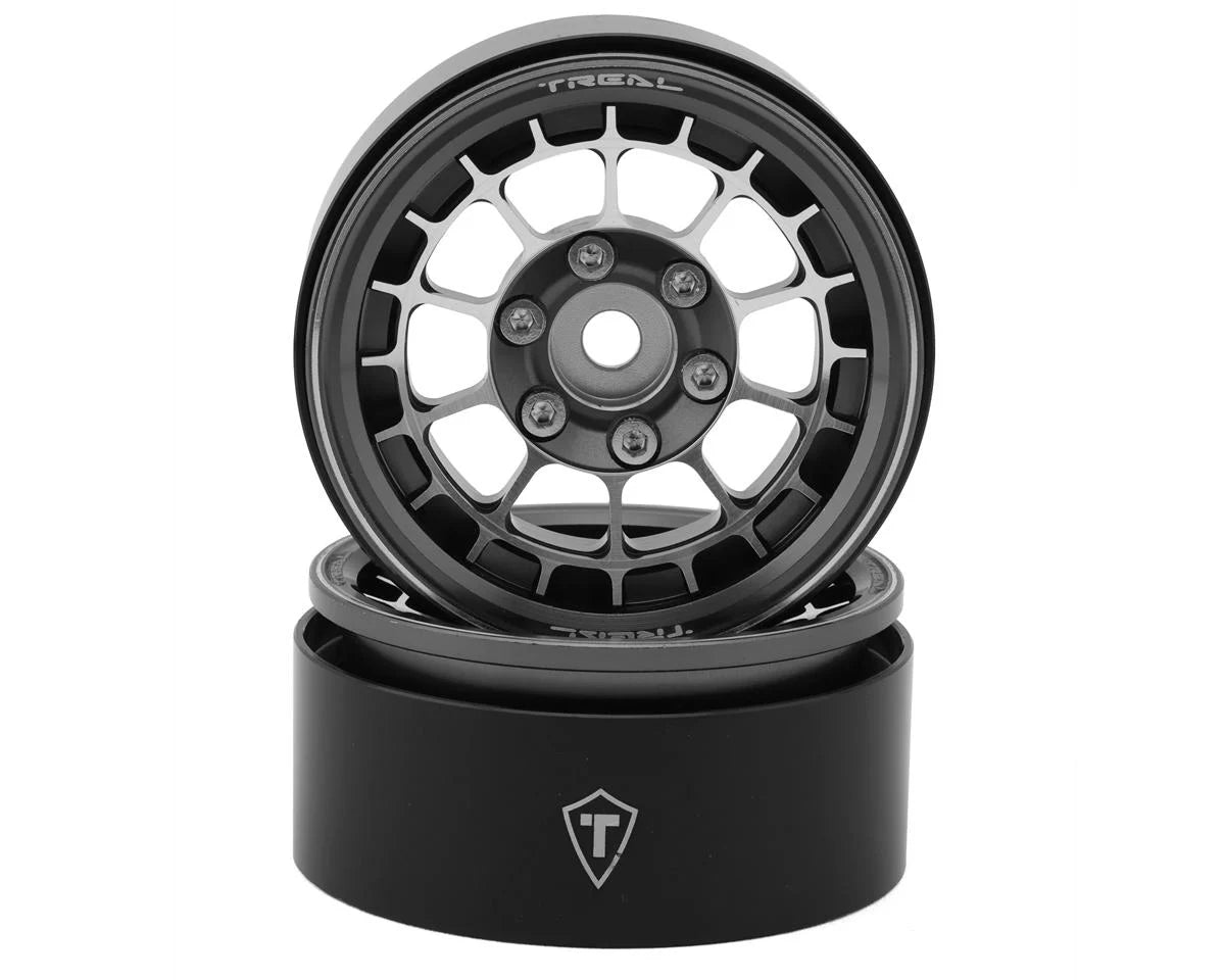 Treal Hobby Type A 1.9'' Spoked Beadlock Wheels (2) couleurs variées