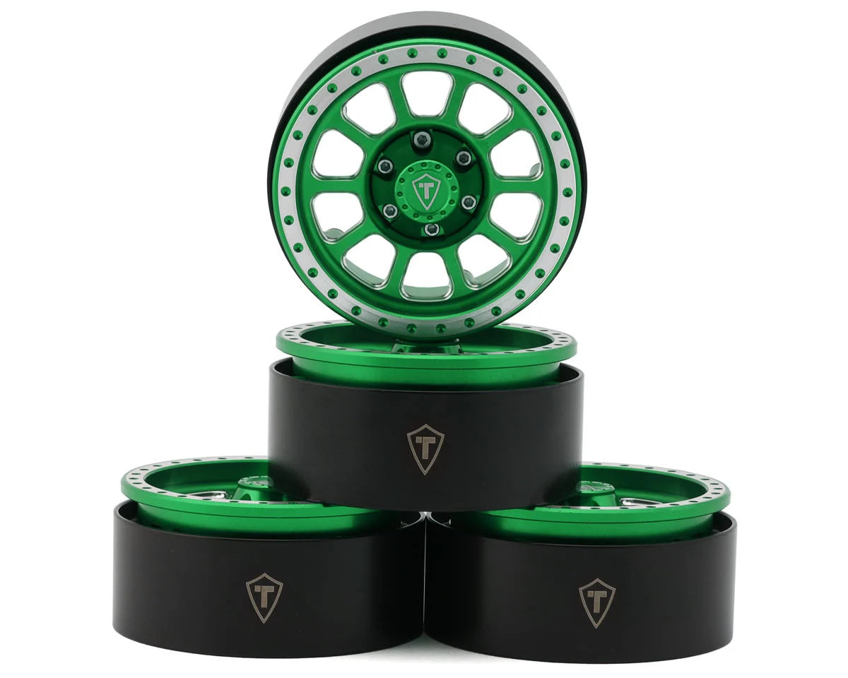 Treal Hobby Type V2 1.9" Beadlock Wheels (4) couleurs variées