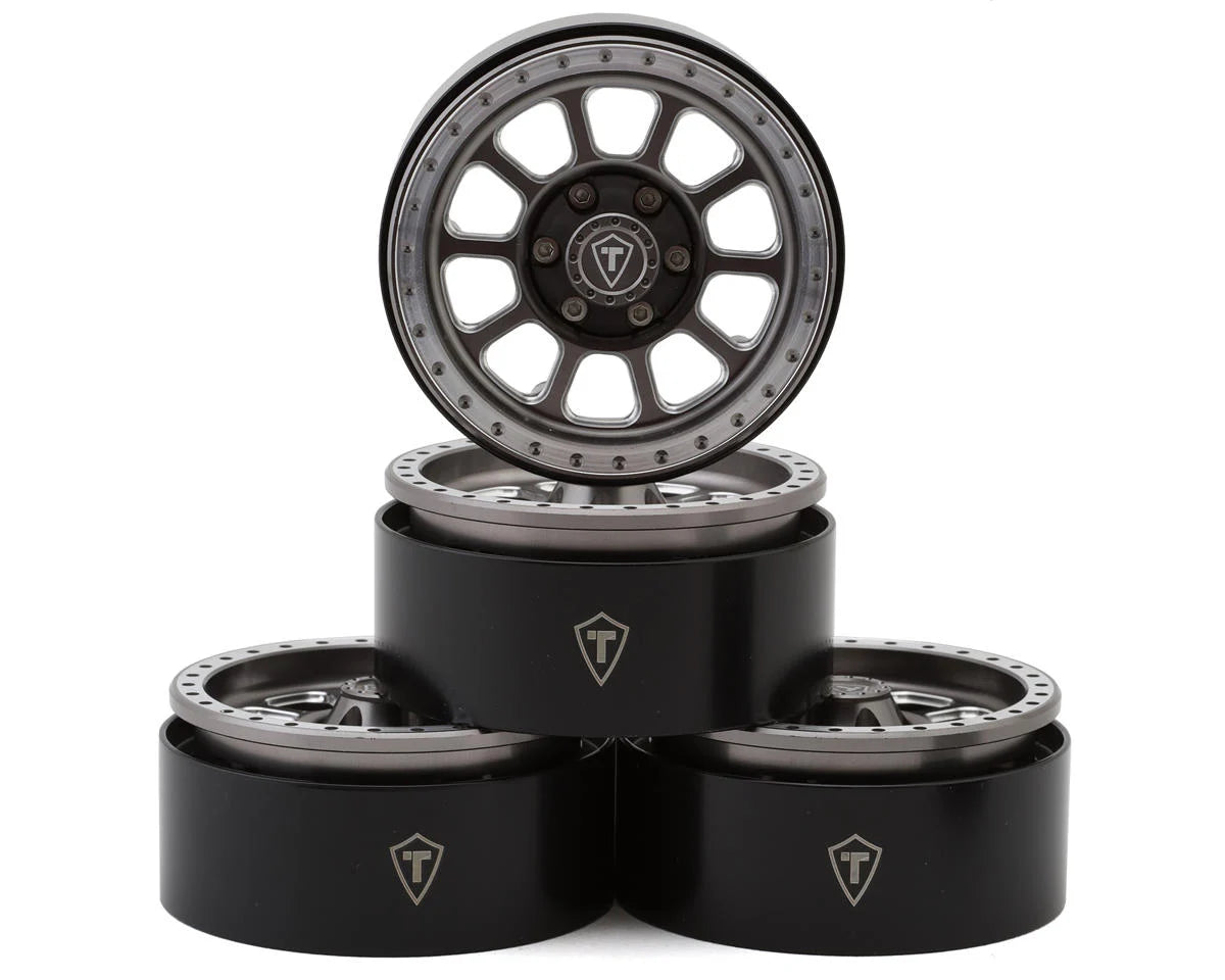 Treal Hobby Type V2 1.9" Beadlock Wheels (4) couleurs variées