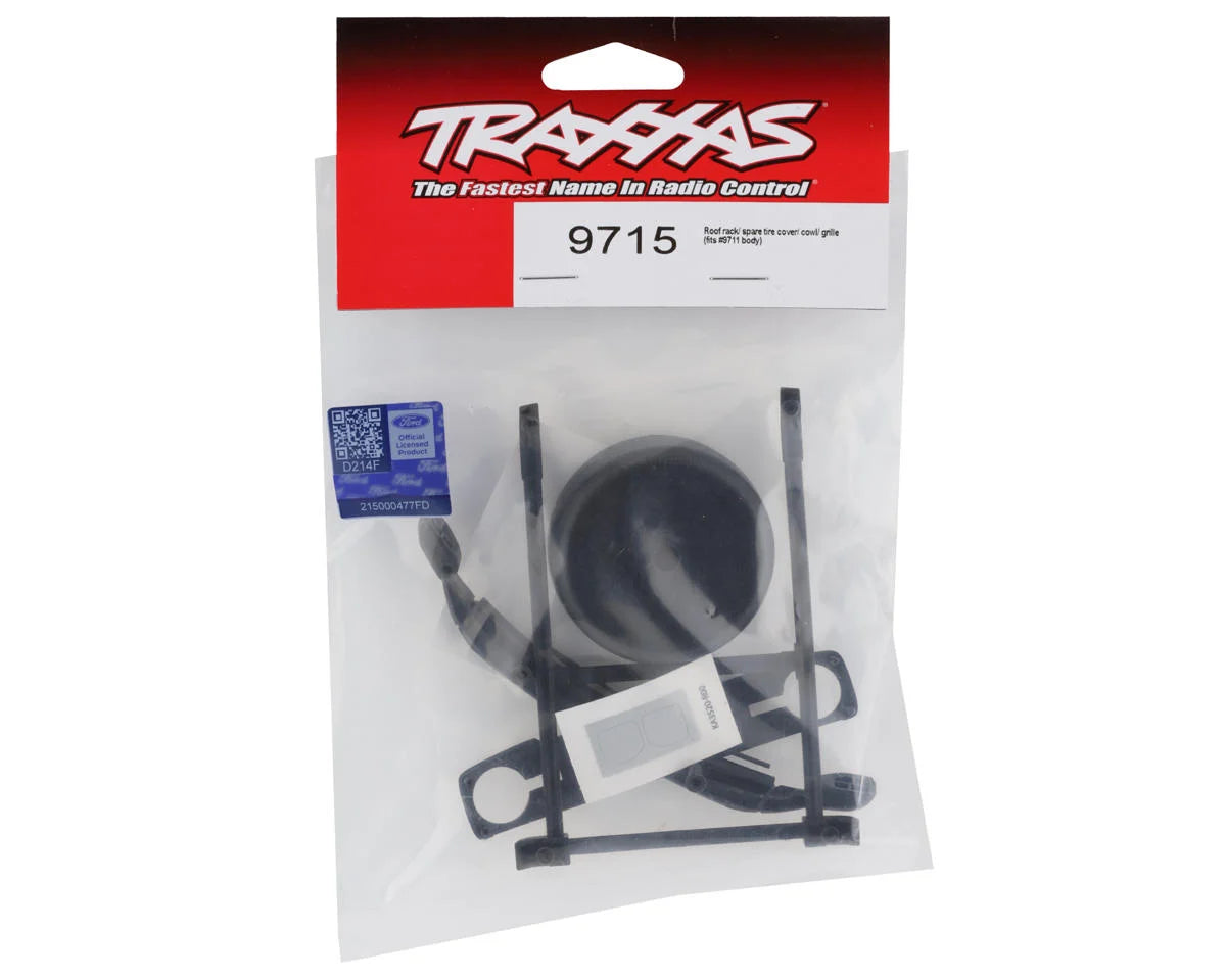 Traxxas Roof Rack/ Spare Tire Cover/ Cowl/ Grille