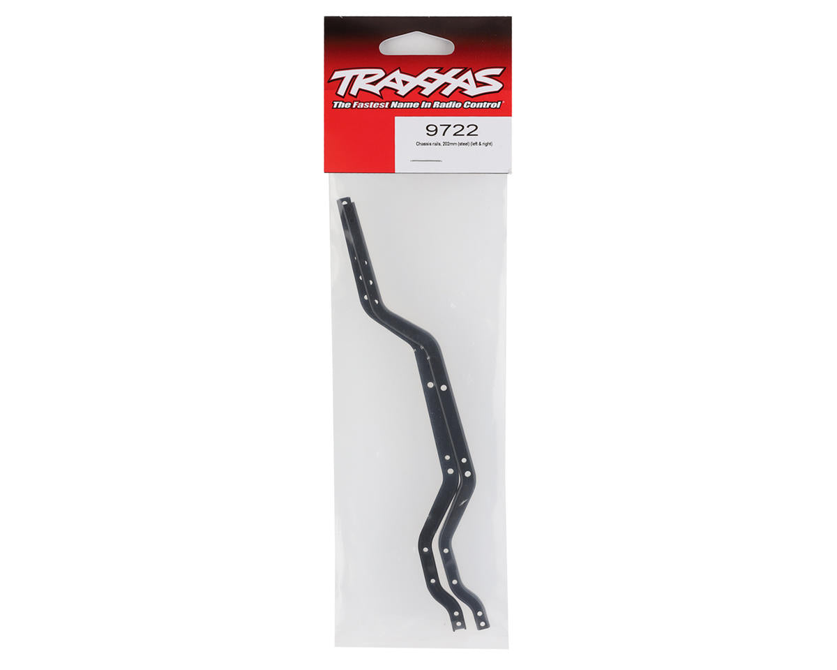 Traxxas Chassis Rails, 202mm (Steel) (Left & Right)