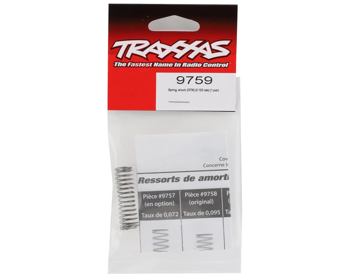 Traxxas Spring, Shock (GTM) (0.123 Rate) (1 Pair)