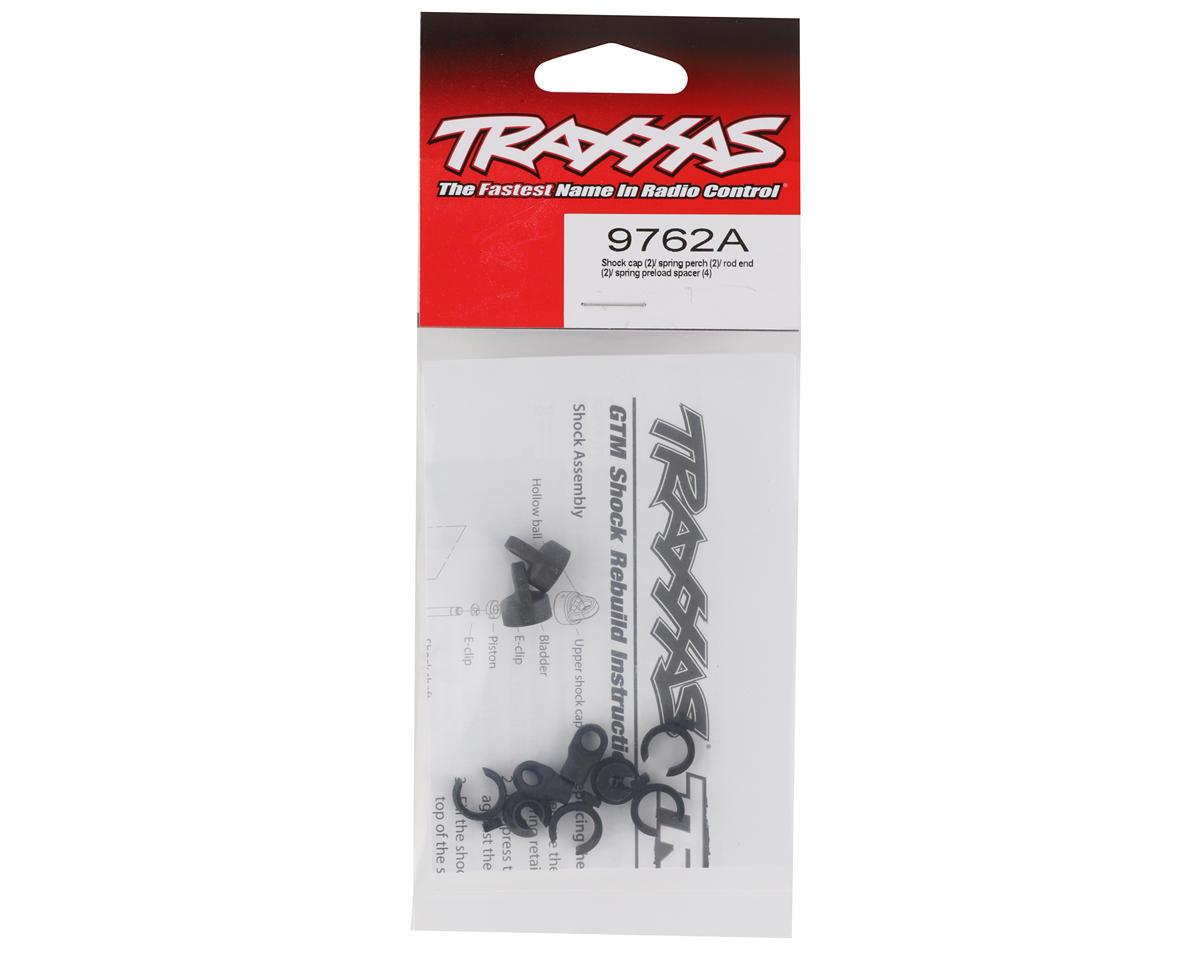 Traxxas Shock Cap (2)/ Spring Perch (2)/ Rod End (2)