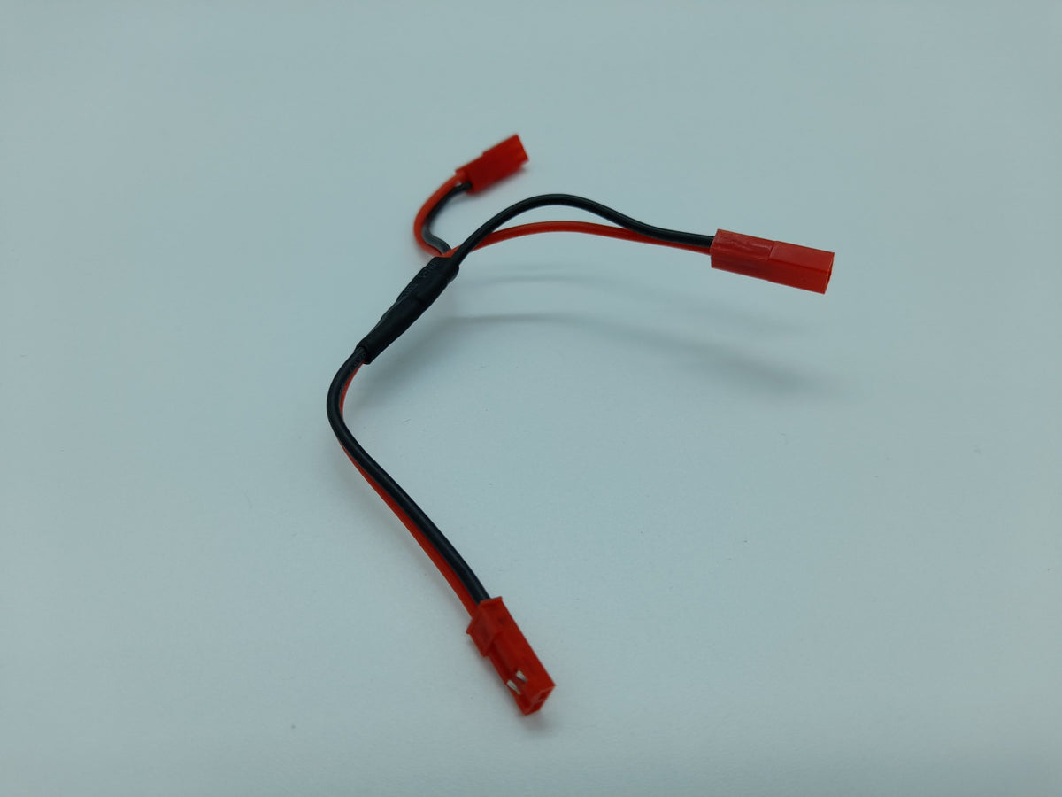 Câble en »Y » JST 1F-2M 120mm (WAGCABJSTY1F2M)