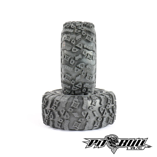 Pit Bull Tires Rock Beast XOR 1.55" Scale Rock Crawler Tires w/Foams (2) (Alien)