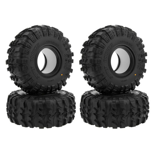 MEUS Racing 1.9 Inch MS6 Super Soft & Sticky Rubber Tires for 1/10 SCX10 Capra 1.9 UTB TRX4 Redcat Gen8