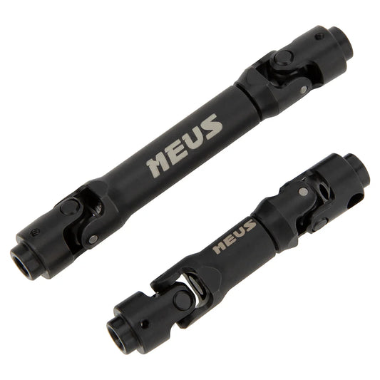 MEUS-01-KY1246 MEUS Racing SCX30 Driveshaft Metal Front Rear Drive Shafts – Black/silver