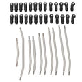 SCX10-01-0301 MEUS Racing 1/10 Stainless Steel Links 313mm Wheelbase Linkage Set for Axial SCX10 II 90046 90047 90035