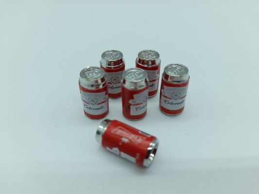 Set of (6) 1/10 beer cans (B6-1)
