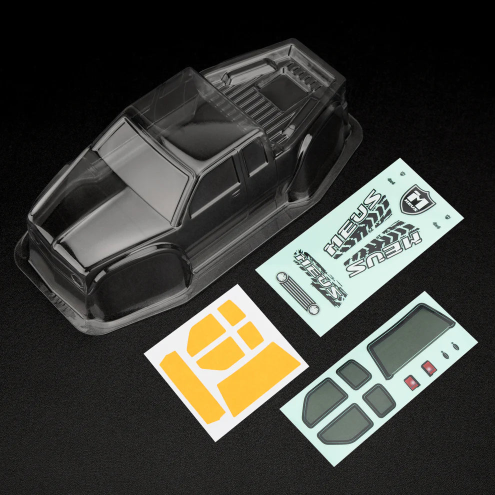MEUS-01-KY0331 MEUS Racing Clear Body Shell for 1/24 Axial SCX24 RC Crawlers
