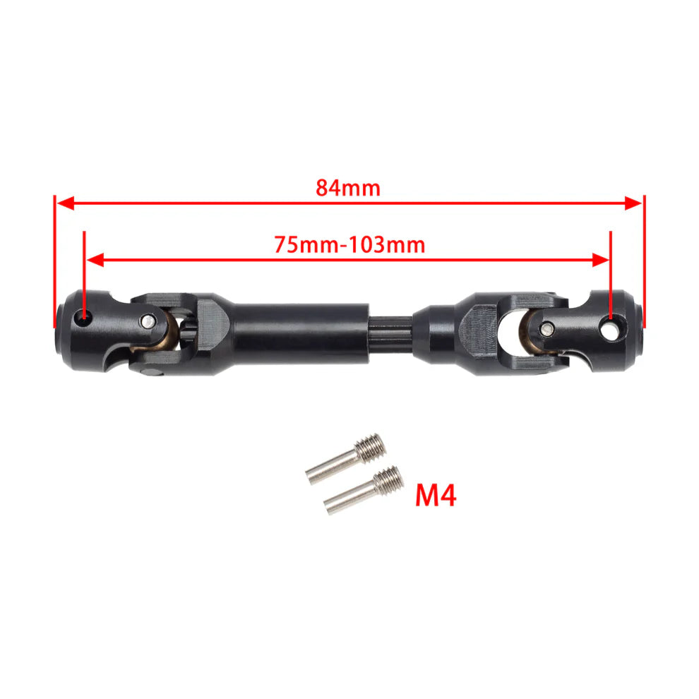 Meus Racing Internal Spline Universal Drive Shaft for TRX4 90046 Wraith