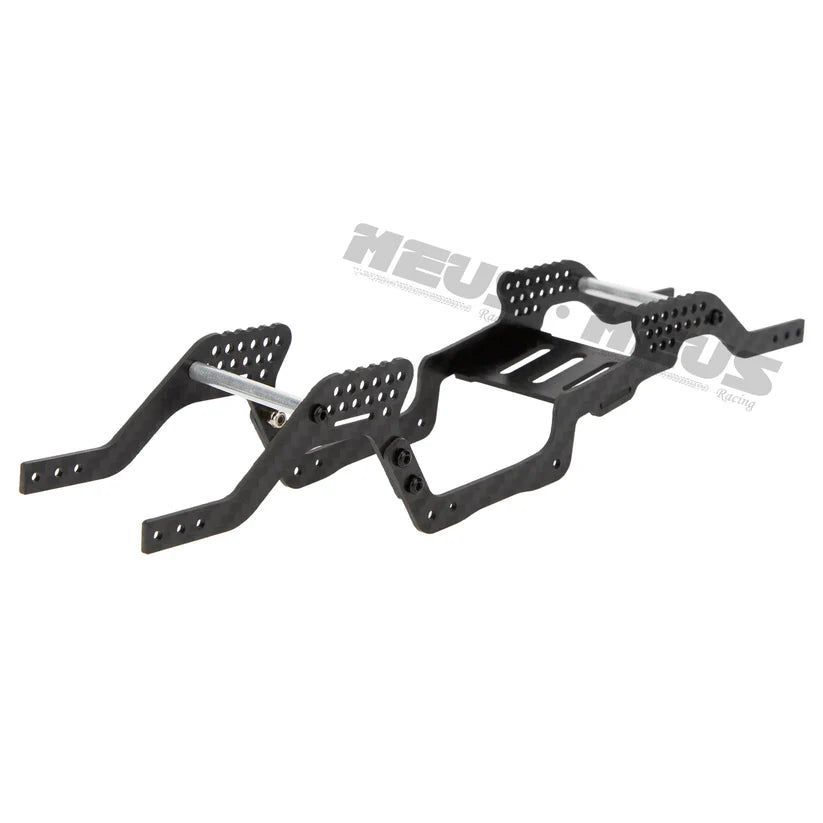 Meus Racing 1/18 RC Car Carbon Fiber LCG Chassis Frame Girder for TRAXXAS TRX-4M 1/18 RC Crawler Car Upgrade Parts