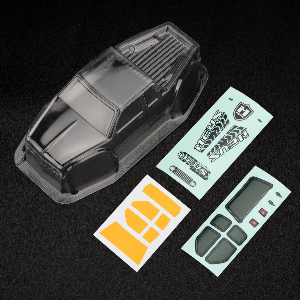 MEUS-01-KY0330 MEUS Racing Clear Body Shell for 1/30 Axial SCX30 RC Crawlers
