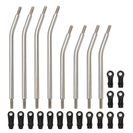 MEUS Racing 318mm Wheelbase Stainless Steel Links Set For 1/10 Axial Capra 1.9 UTB RC Crawlers