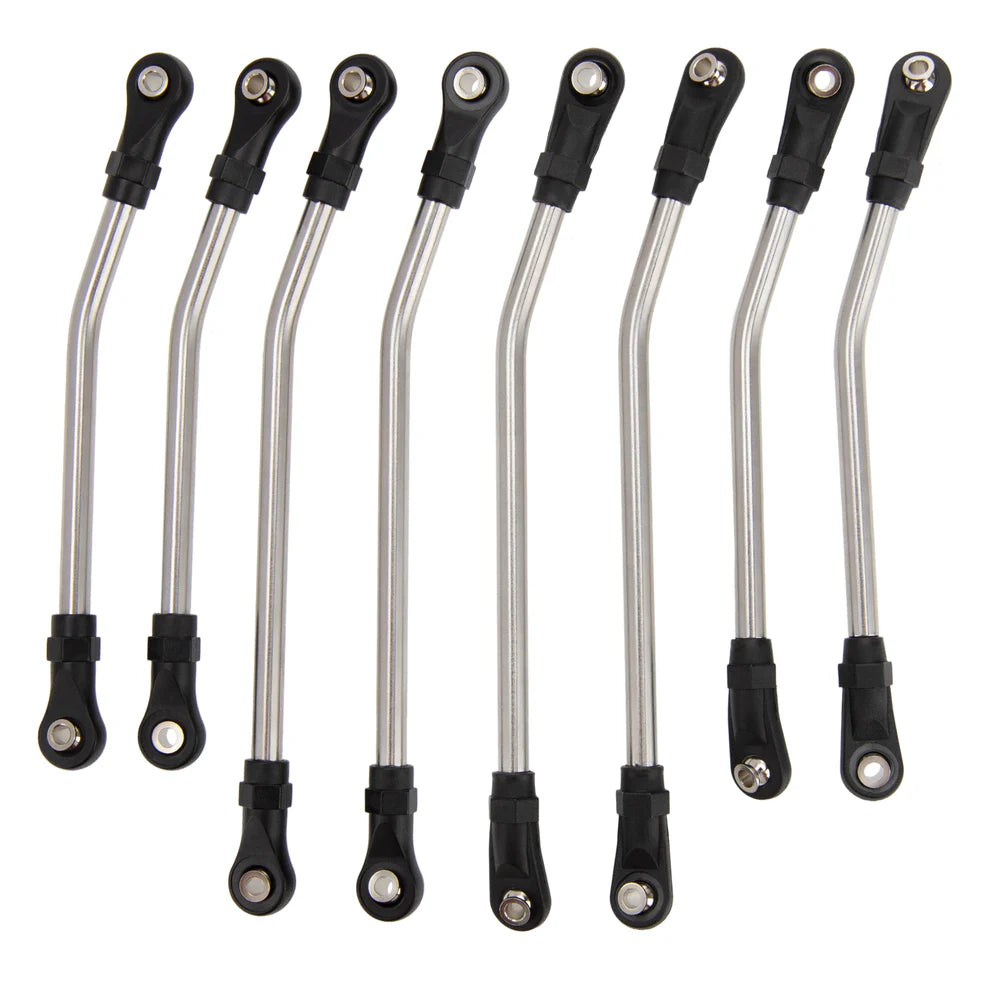 MEUS Racing 318mm Wheelbase Stainless Steel Links Set For 1/10 Axial Capra 1.9 UTB RC Crawlers