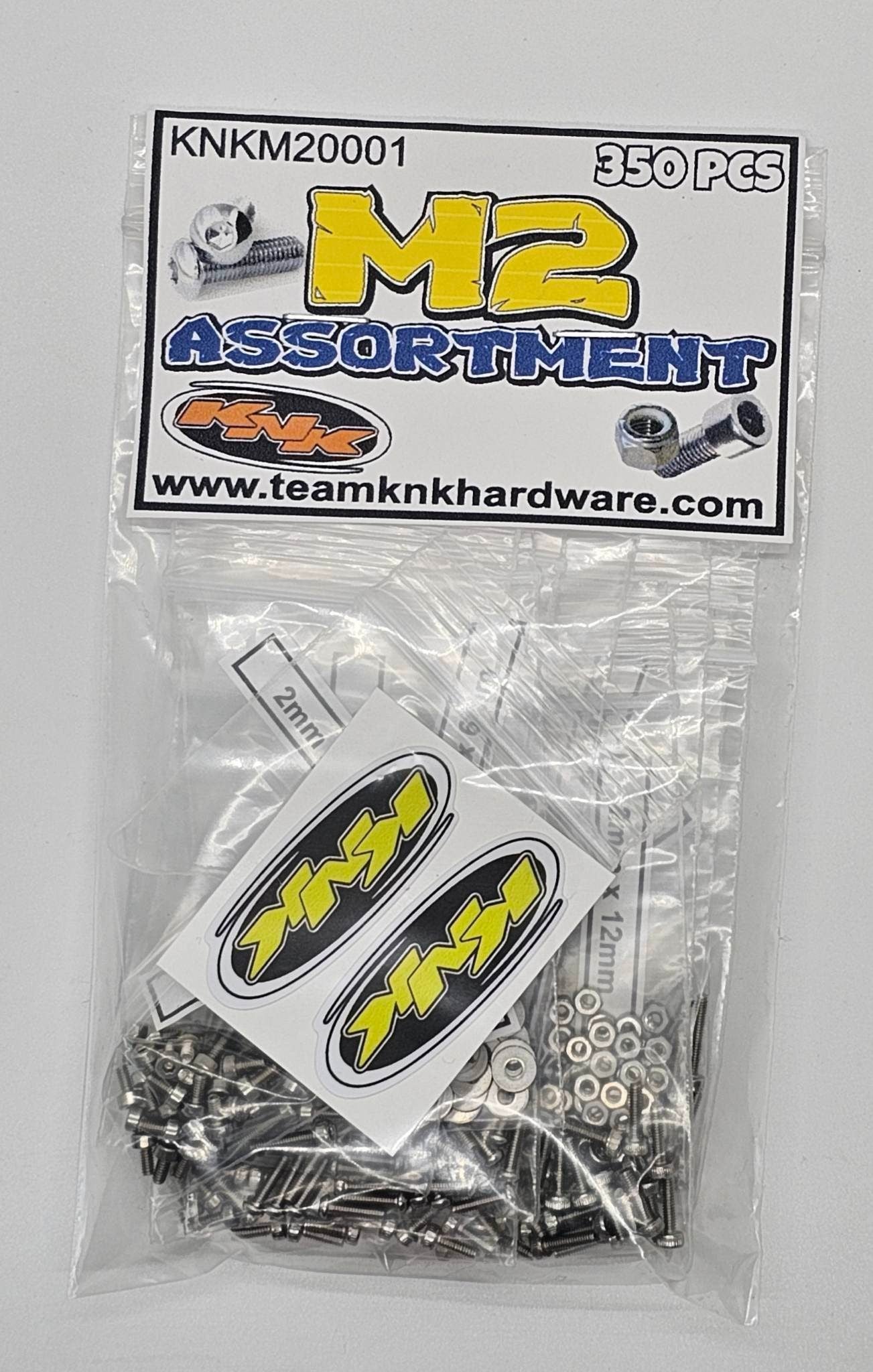 M2 Stainless Assortment Pack (350 pcs)